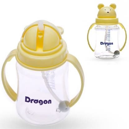 _Dragon baby_ Feeding Bottle _STRAW type_ for Juice _ Milk